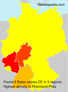 Surname Balss in Germany Surname Balss in Germany