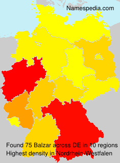 Surname Balzar in Germany Surname Balzar in Germany
