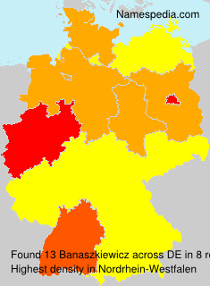 Surname Banaszkiewicz in Germany Surname Banaszkiewicz in Germany