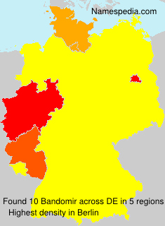 Surname Bandomir in Germany Surname Bandomir in Germany