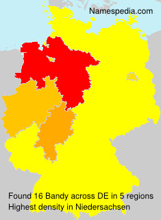 Surname Bandy in Germany Surname Bandy in Germany