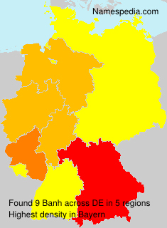 Surname Banh in Germany Surname Banh in Germany