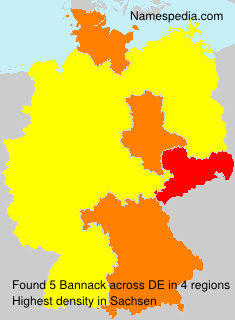 Surname Bannack in Germany Surname Bannack in Germany