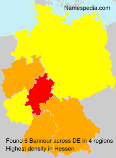 Surname Bannour in Germany