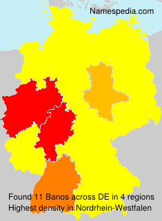 Surname Banos in Germany Surname Banos in Germany