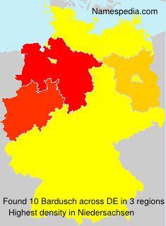 Surname Bardusch in Germany Surname Bardusch in Germany