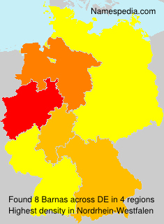 Surname Barnas in Germany Surname Barnas in Germany