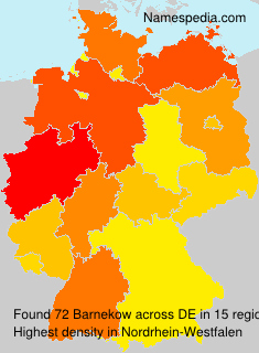 Surname Barnekow in Germany Surname Barnekow in Germany