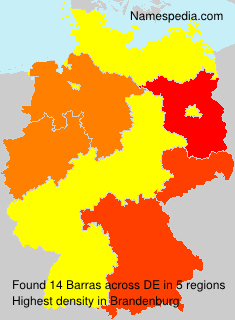 Surname Barras in Germany Surname Barras in Germany