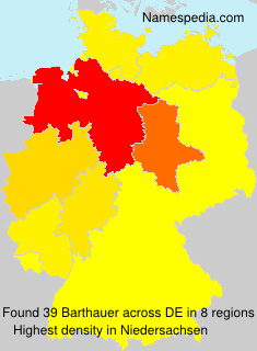 Surname Barthauer in Germany Surname Barthauer in Germany