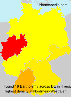 Surname Bartholemy in Germany Surname Bartholemy in Germany