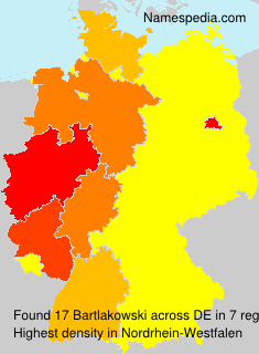 Surname Bartlakowski in Germany Surname Bartlakowski in Germany