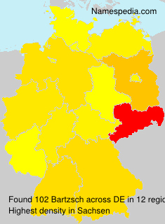 Surname Bartzsch in Germany Surname Bartzsch in Germany