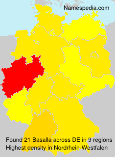 Surname Basalla in Germany Surname Basalla in Germany