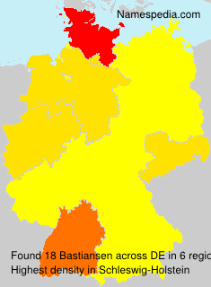 Surname Bastiansen in Germany Surname Bastiansen in Germany