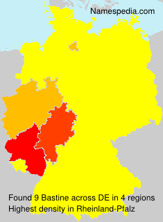 Surname Bastine in Germany Surname Bastine in Germany