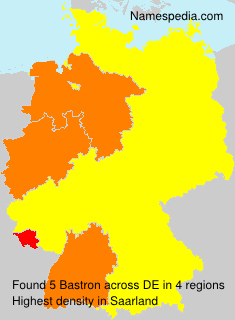 Surname Bastron in Germany Surname Bastron in Germany