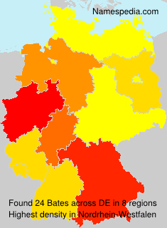 Surname Bates in Germany Surname Bates in Germany
