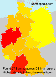 Surname Batmaz in Germany Surname Batmaz in Germany