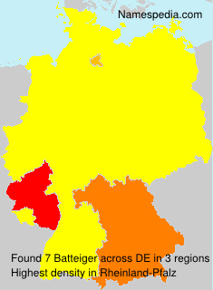 Surname Batteiger in Germany Surname Batteiger in Germany
