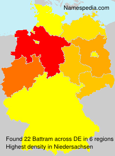 Surname Battram in Germany Surname Battram in Germany