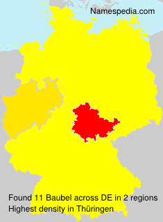 Surname Baubel in Germany Surname Baubel in Germany