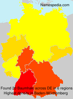 Surname Baumhakl in Germany Surname Baumhakl in Germany