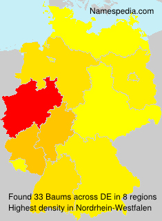 Surname Baums in Germany Surname Baums in Germany