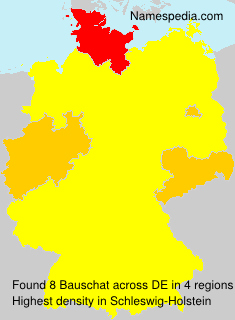 Surname Bauschat in Germany Surname Bauschat in Germany
