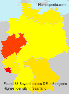 Surname Bayard in Germany Surname Bayard in Germany