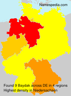 Surname Baydak in Germany Surname Baydak in Germany