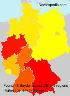 Surname Baydar in Germany Surname Baydar in Germany