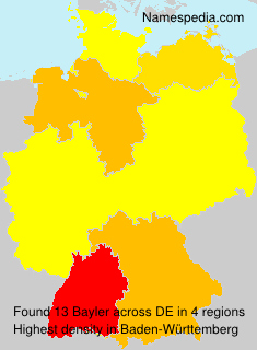 Surname Bayler in Germany Surname Bayler in Germany