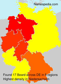 Surname Beard in Germany Surname Beard in Germany