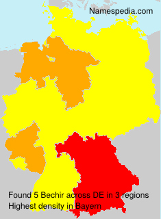 Surname Bechir in Germany Surname Bechir in Germany