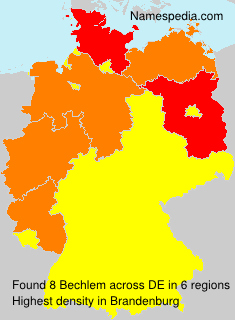 Surname Bechlem in Germany Surname Bechlem in Germany