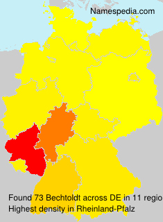 Surname Bechtoldt in Germany Surname Bechtoldt in Germany