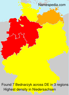 Surname Bednarzyk in Germany Surname Bednarzyk in Germany