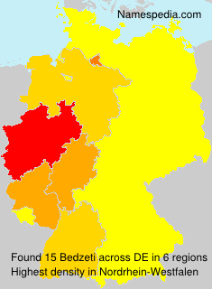 Surname Bedzeti in Germany Surname Bedzeti in Germany