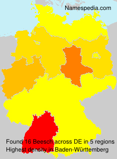 Surname Beesch in Germany Surname Beesch in Germany