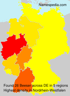 Surname Beeser in Germany Surname Beeser in Germany