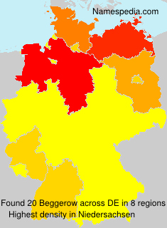 Surname Beggerow in Germany Surname Beggerow in Germany
