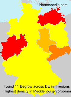 Surname Begrow in Germany Surname Begrow in Germany