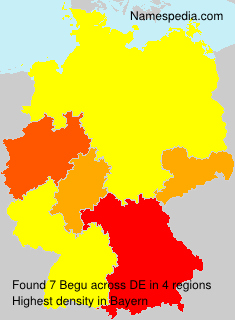 Surname Begu in Germany Surname Begu in Germany