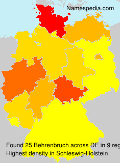 Surname Behrenbruch in Germany Surname Behrenbruch in Germany