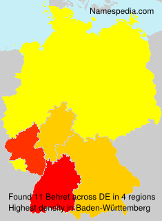 Surname Behret in Germany Surname Behret in Germany