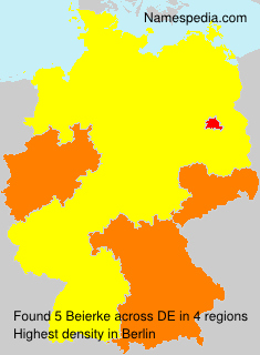 Surname Beierke in Germany Surname Beierke in Germany