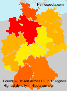 Surname Beisert in Germany Surname Beisert in Germany