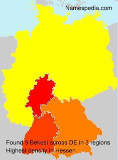 Surname Bekesi in Germany Surname Bekesi in Germany