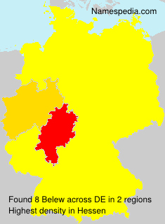 Surname Belew in Germany Surname Belew in Germany